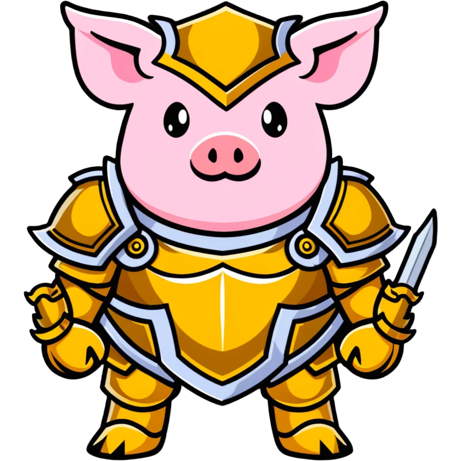 Minecraft Piglin emoji