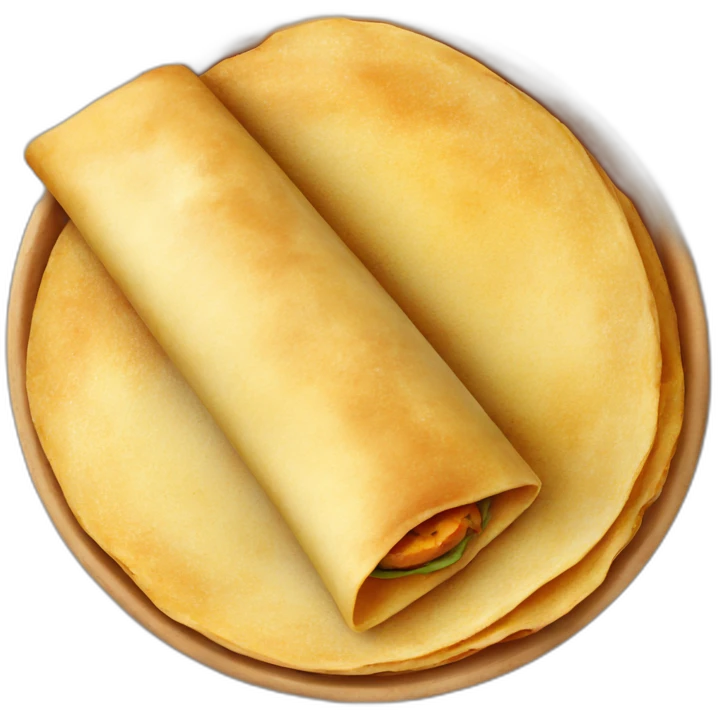 Indian dosa emoji