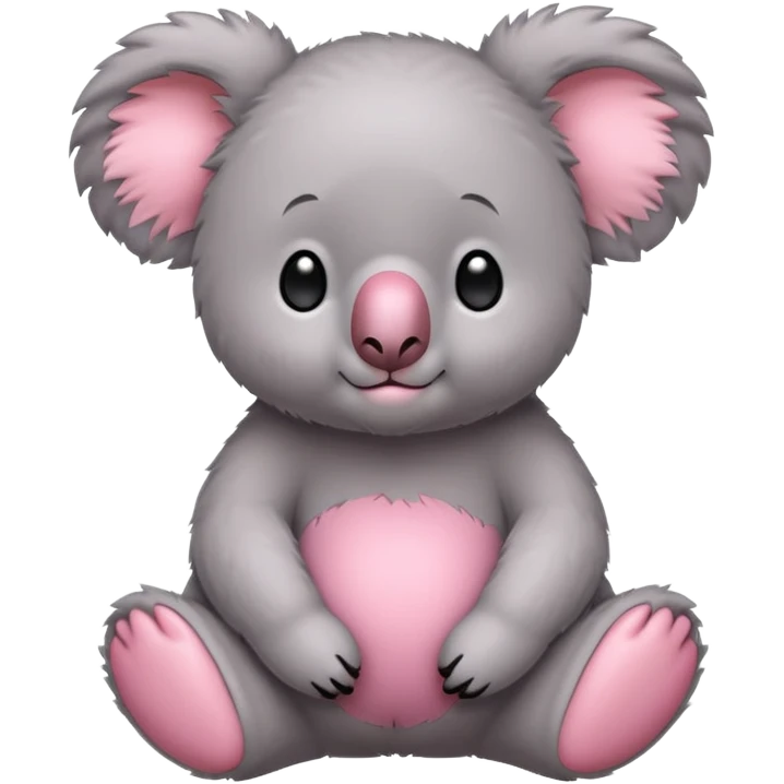 All Pink koala emoji