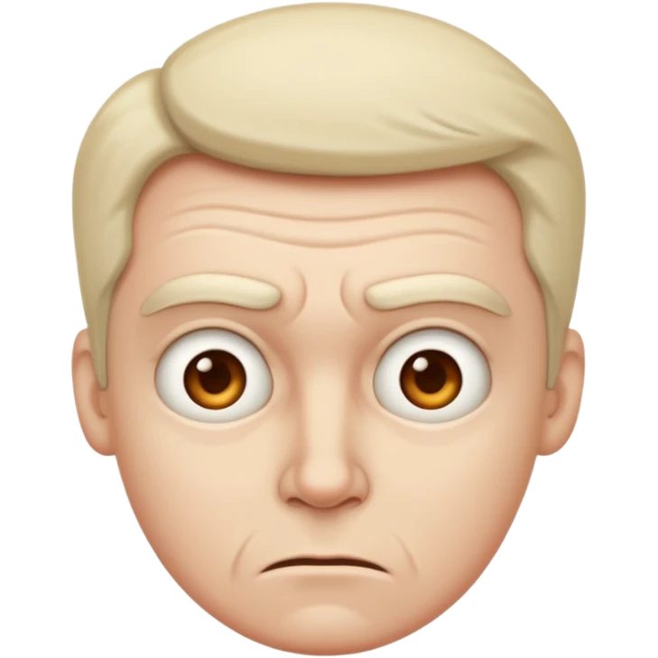 Sarcastic face astic face emoji