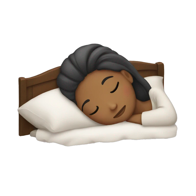 girl sleeping emoji