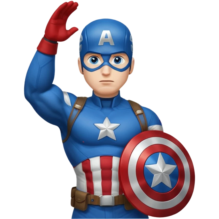 Captain America salute emoji