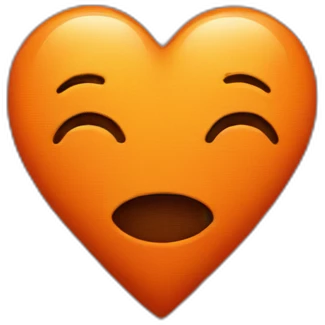 orange heart emoji