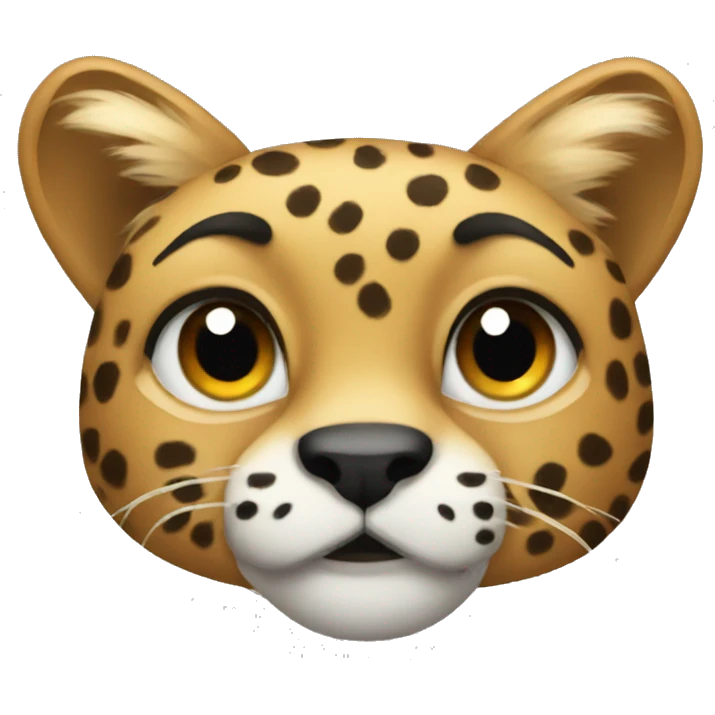 Cheetah bow emoji
