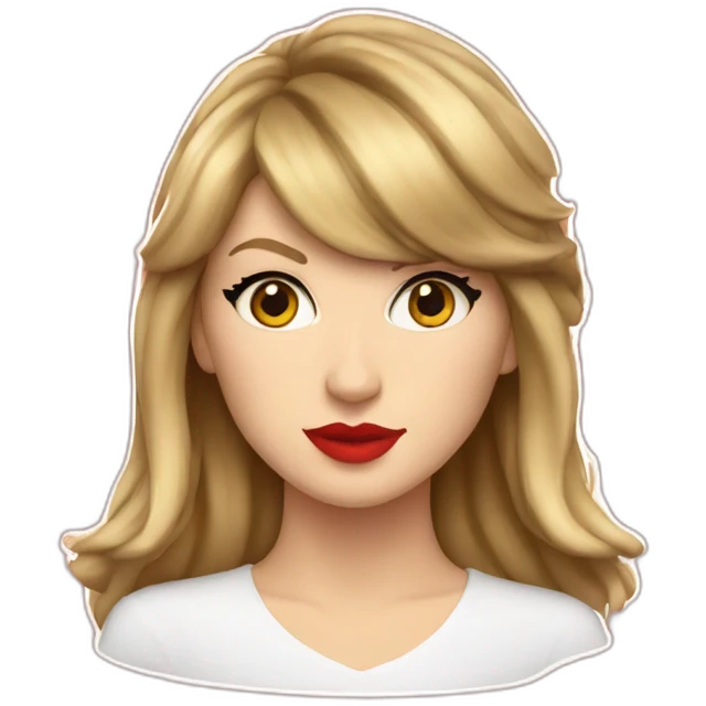 Red Taylor Swift emoji