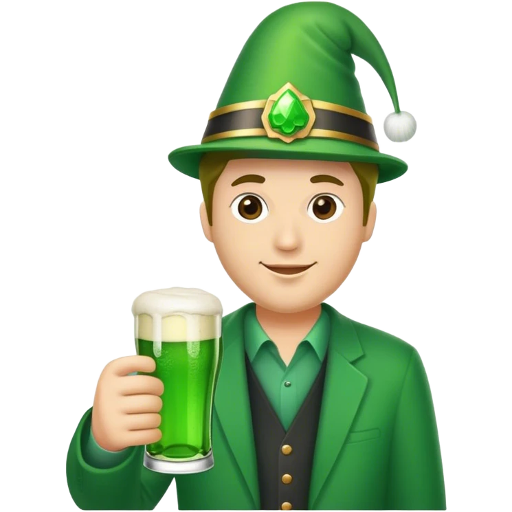 St Patrick's day emoji