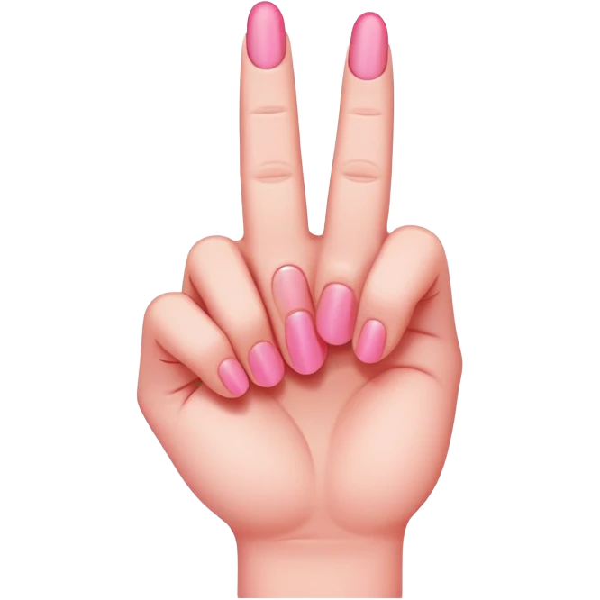 pink middle finger  emoji