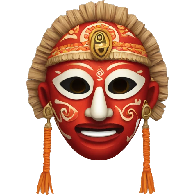 guligan theyyam mask emoji