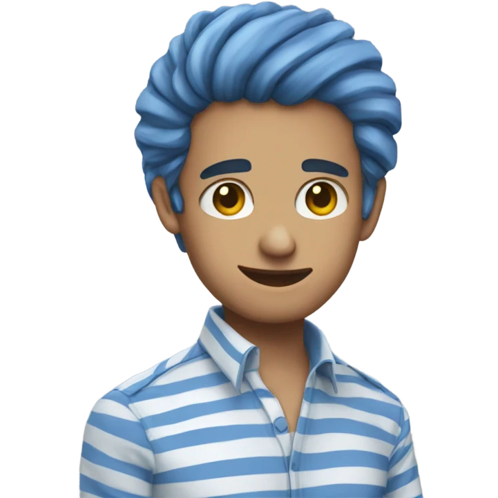 blue striped shirt meme delete the logo on the shirt emoji