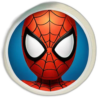 Spider Man avec une liasse de billet emoji