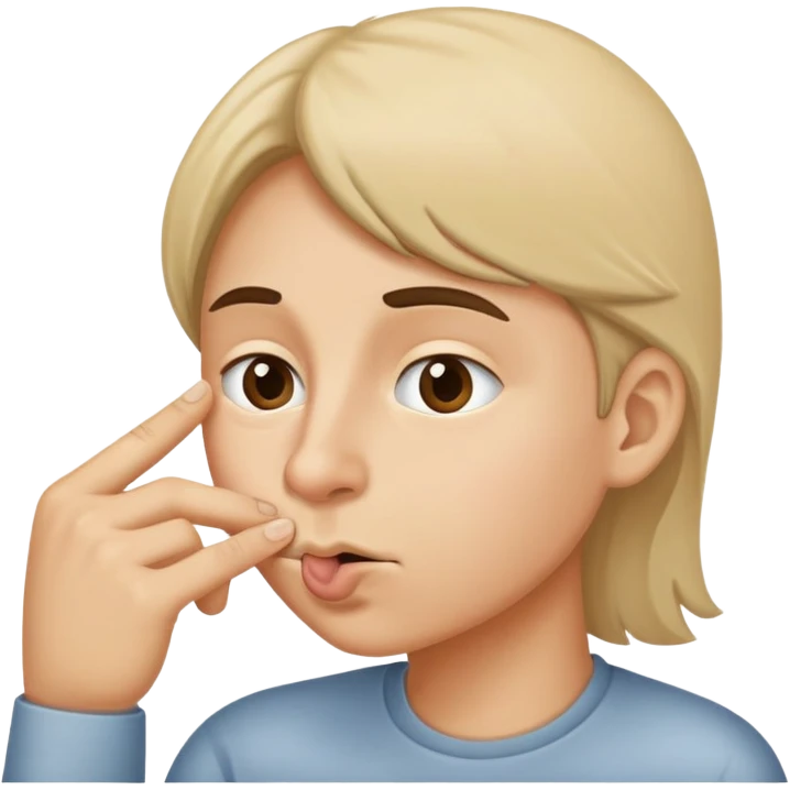 person picking their nose emoji