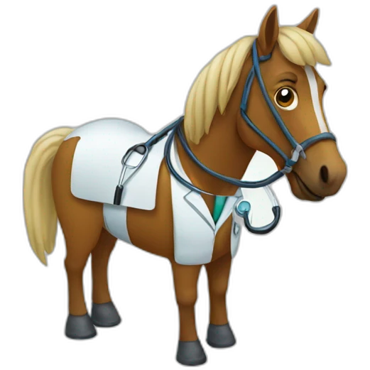 doctor horse emoji
