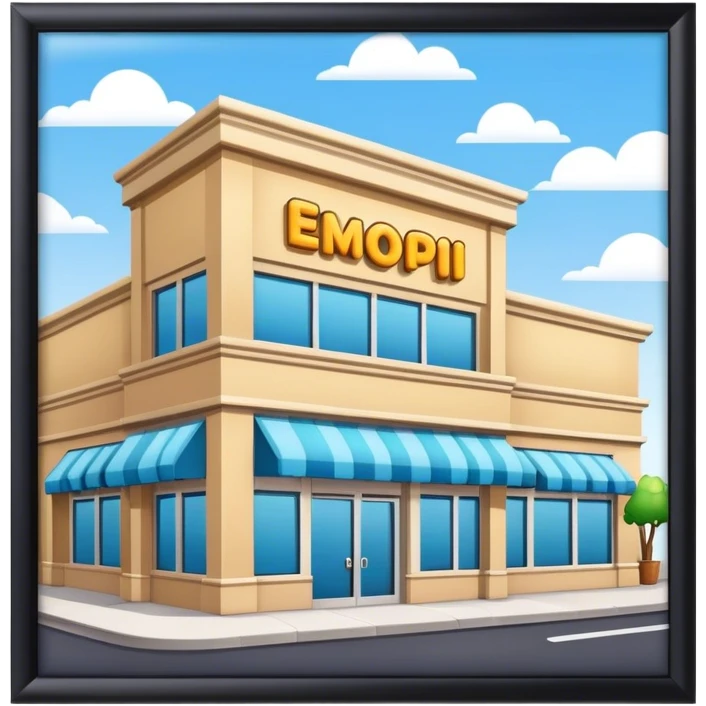 shopping center emoji