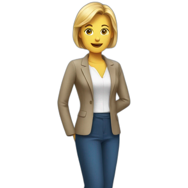 A finance mam emoji