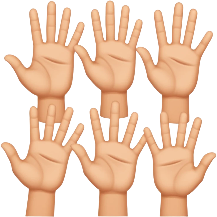 Six seven meme hands  emoji
