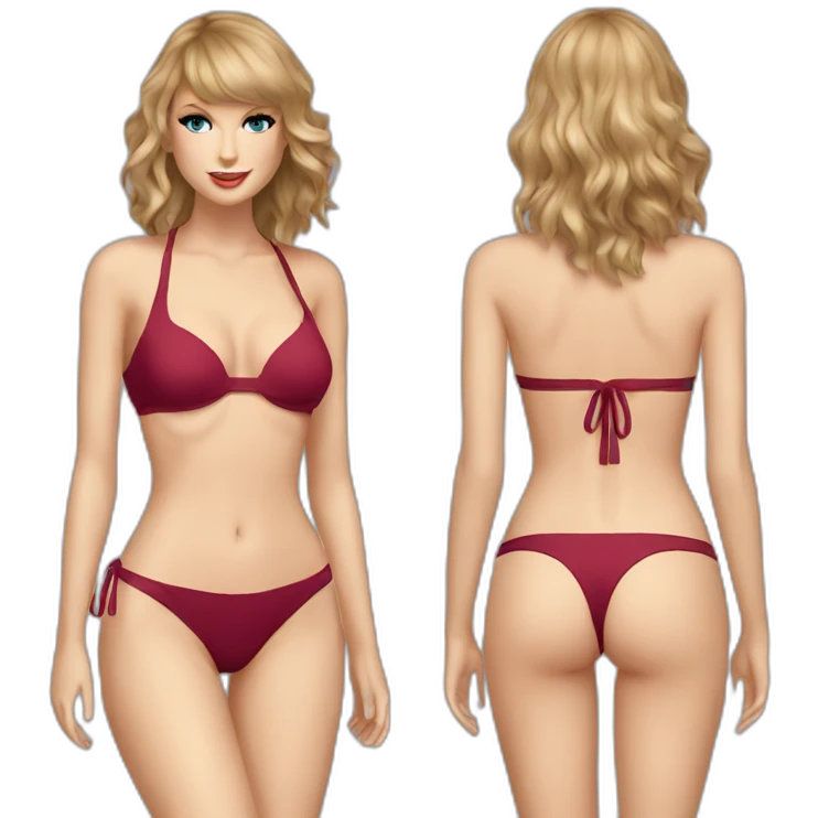 Taylor swift bikini emoji