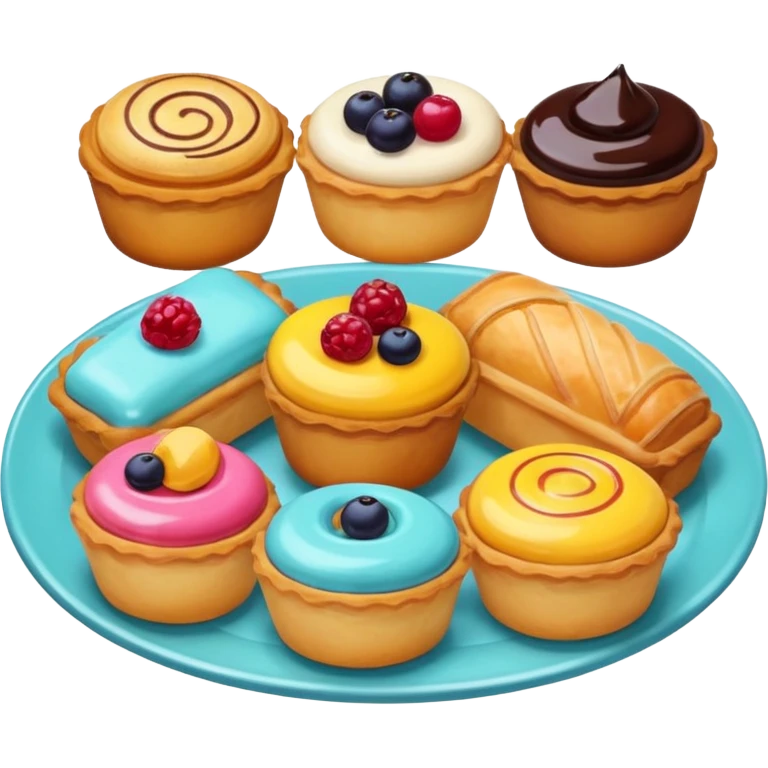 Pastry plate emoji