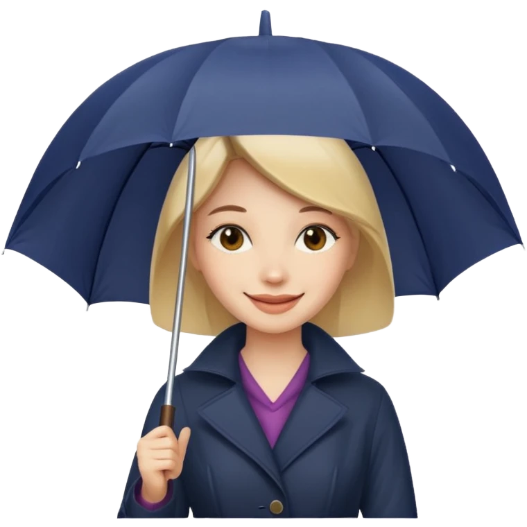 HOLDİNG UMBRELLA WOMAN emoji
