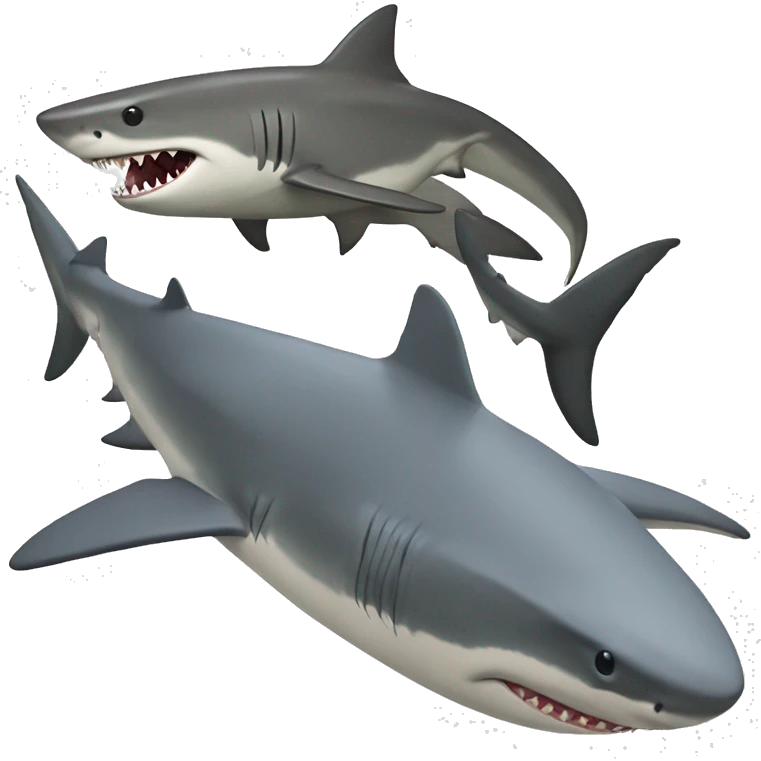 shark with topha emoji