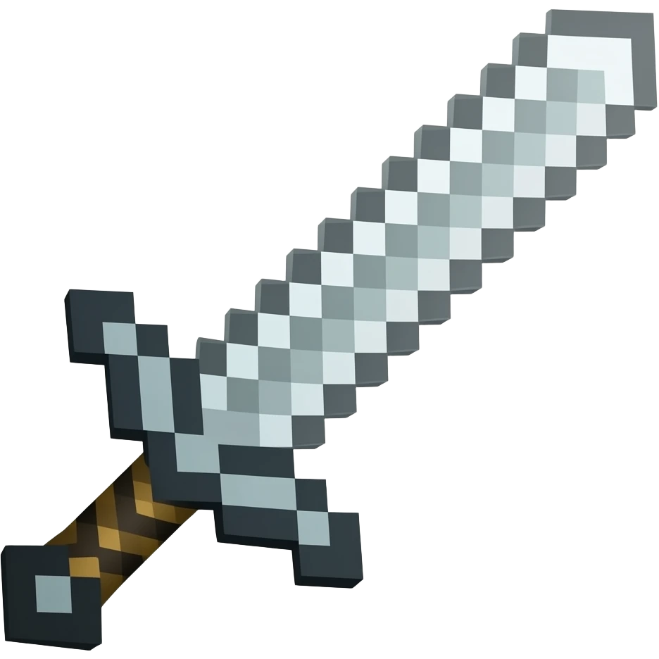 Mine craft sword emoji