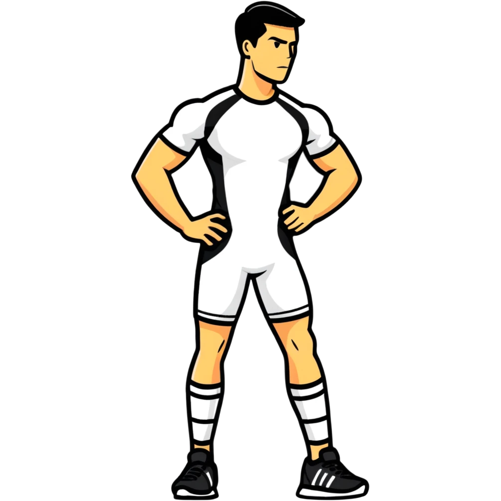 tall athlete standing emoji