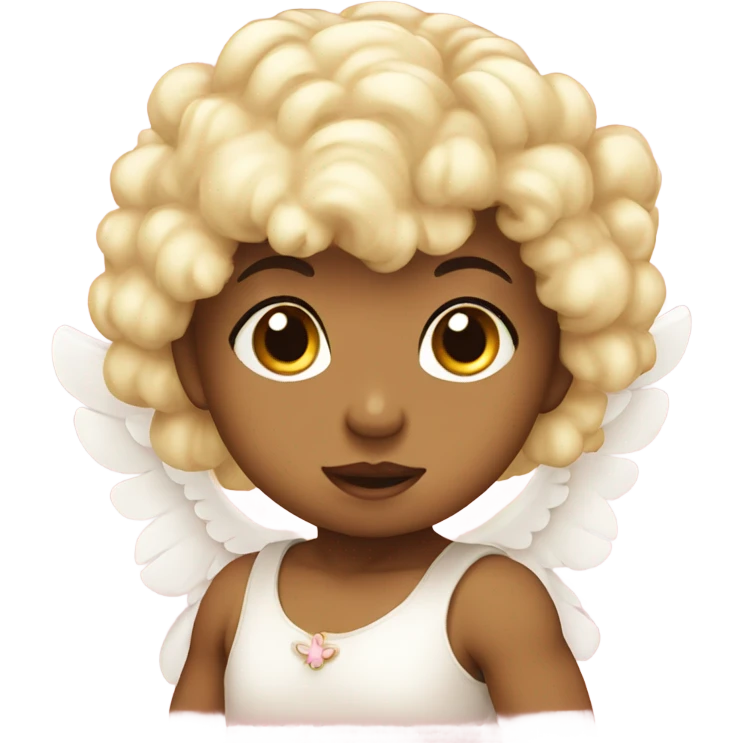 Sweet innocent angel baby emoji