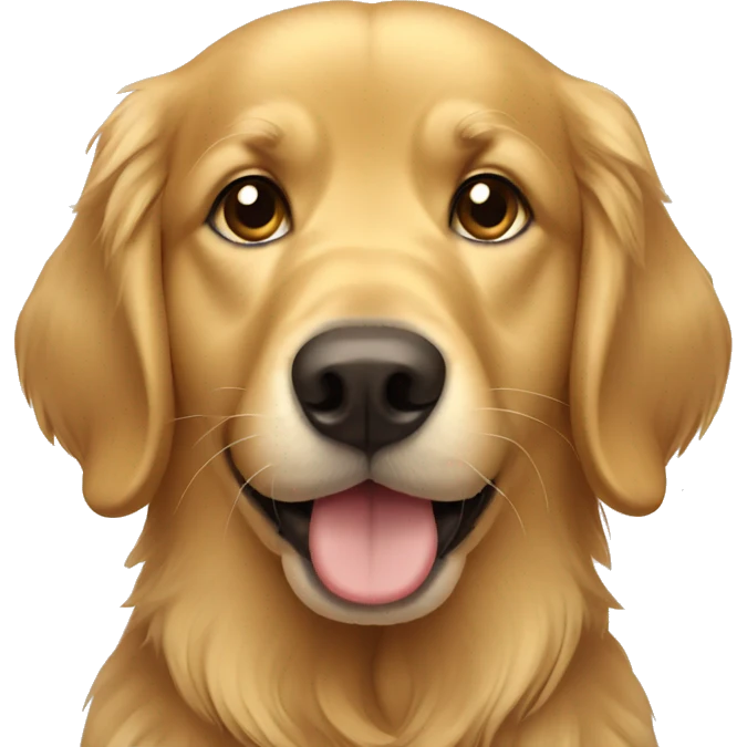 Golden retriever  emoji