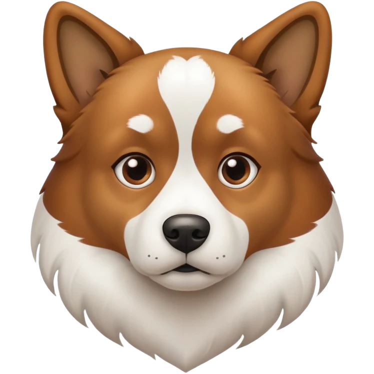 a dog side eyeing emoji