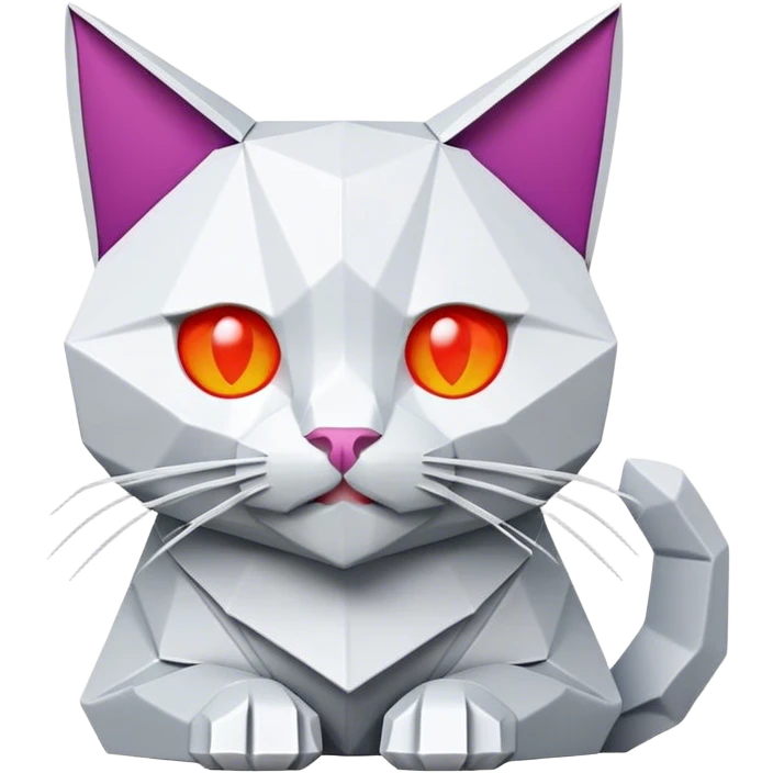 cat origami emoji
