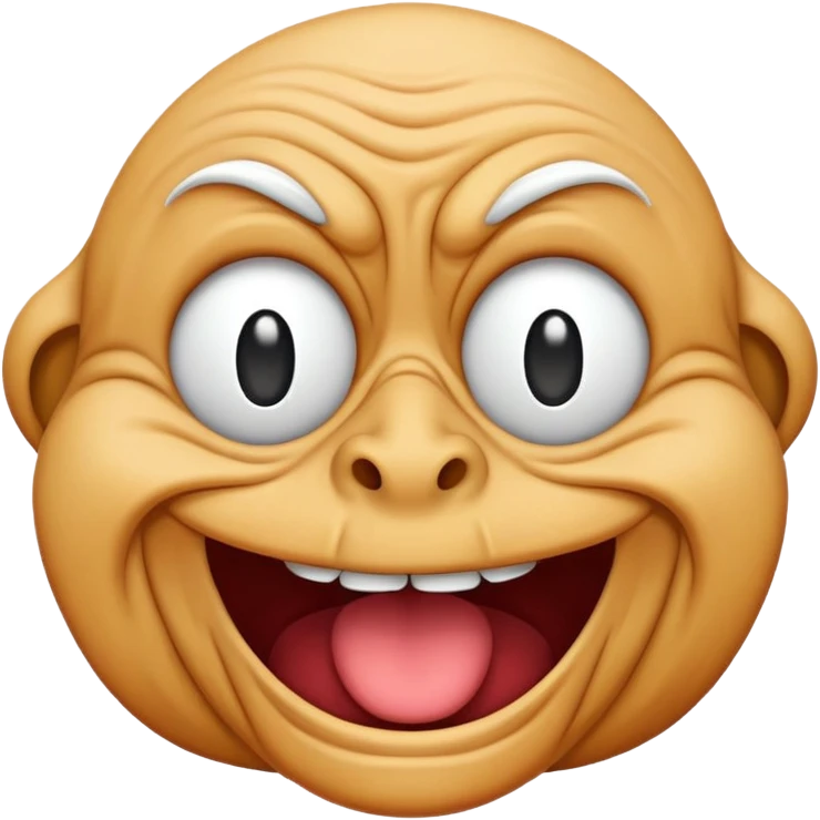 Cackle face  emoji