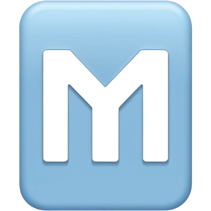 light blue word "AMEN" simple font in rectangle emoji