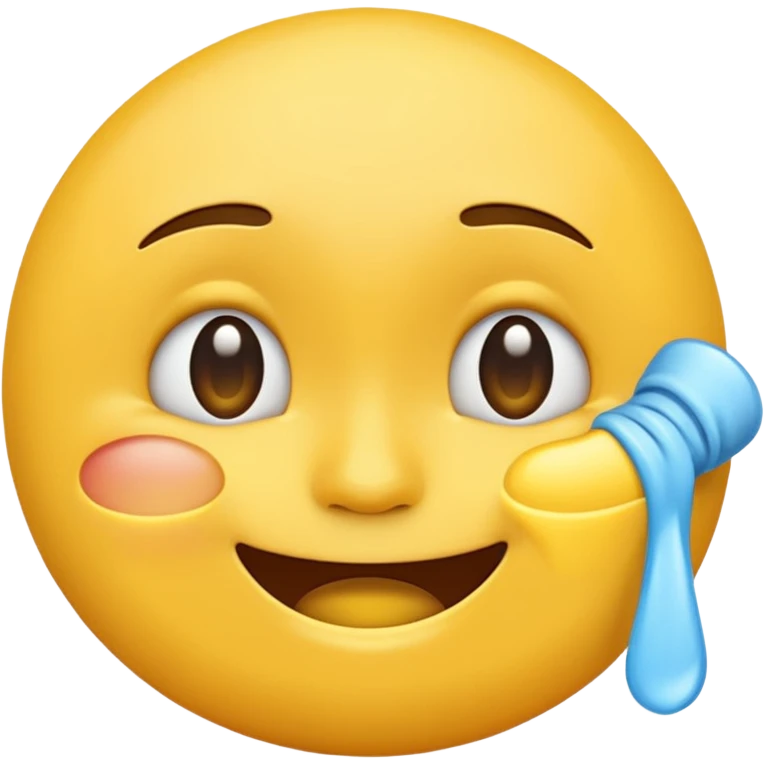 Emoji wiping tears away emoji