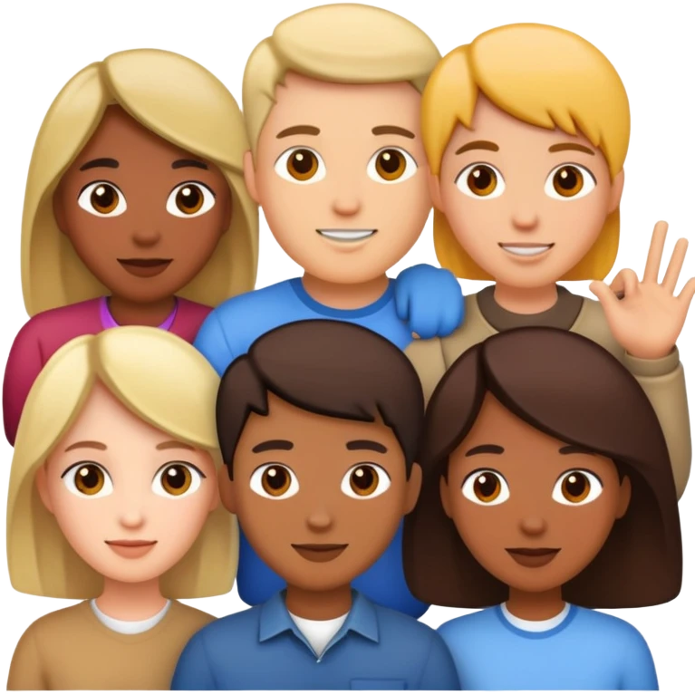 connection and dependencies people emoji