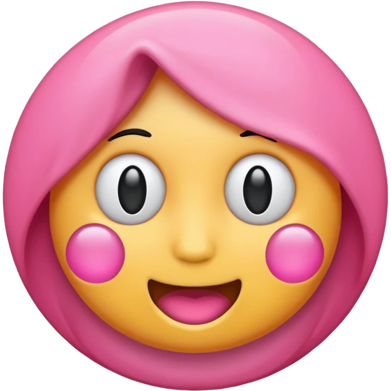 Pink circle emoji emoji