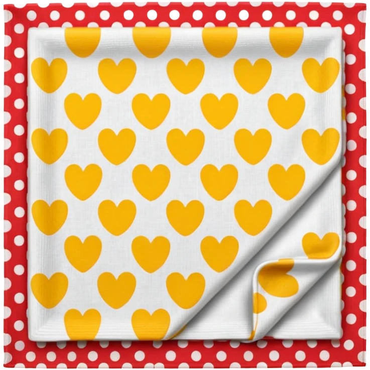 patterned napkin emoji