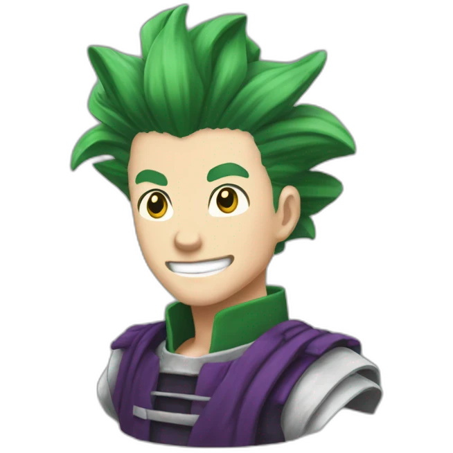 Gon dans les bras d'Hisoka emoji
