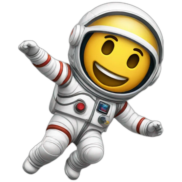 Dancing astronaut emoji