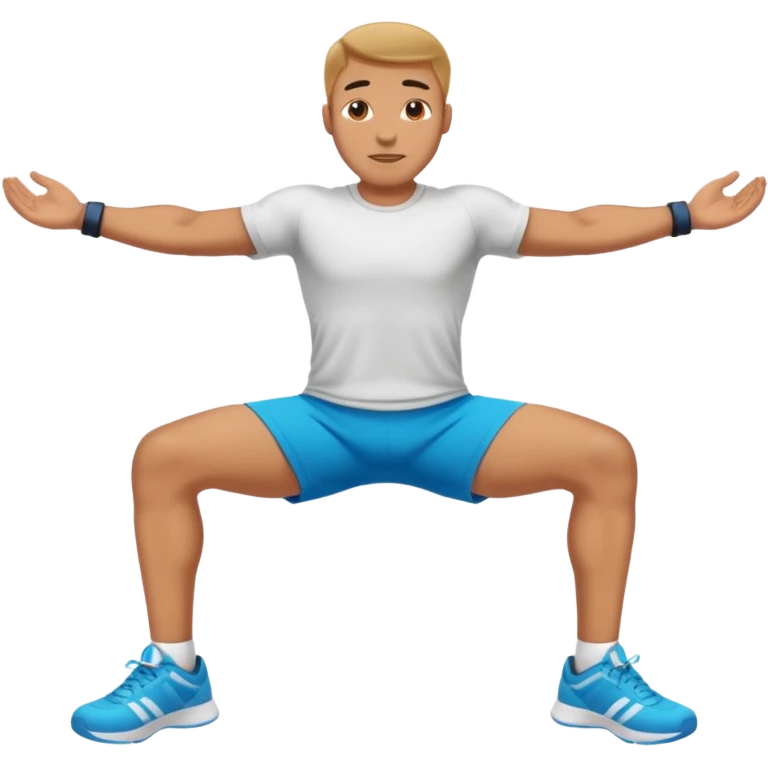 man doing Gluteal bridge emoji