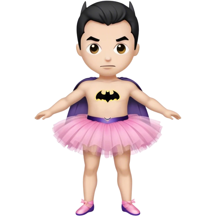 Batman in a tutu emoji