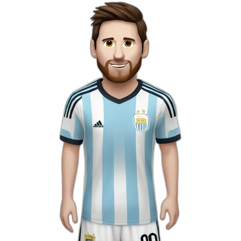 messi argentina emoji