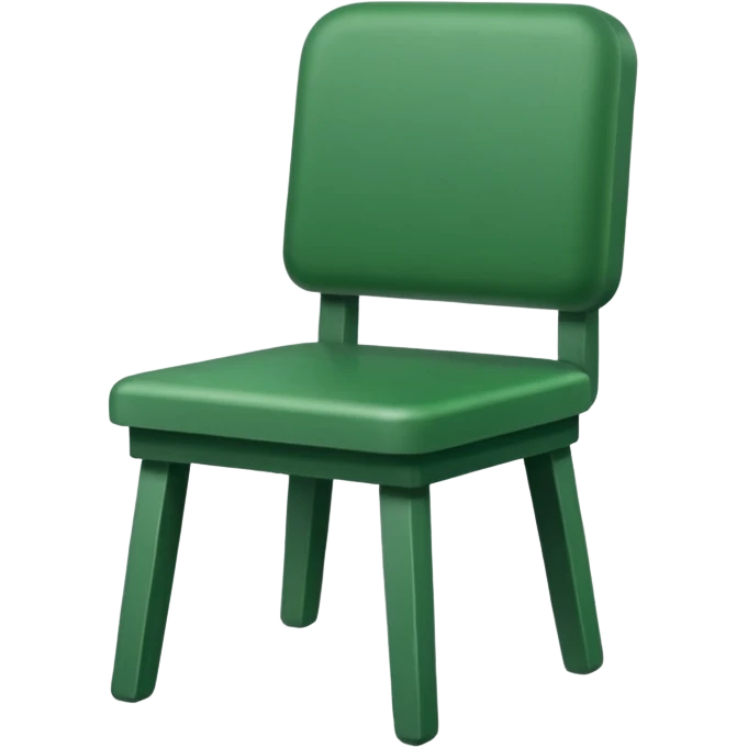 стульчик зеленый emoji