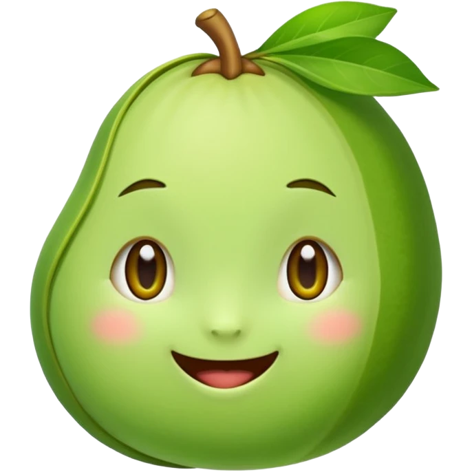create a cute pistachio in kawai style smiling emoji
