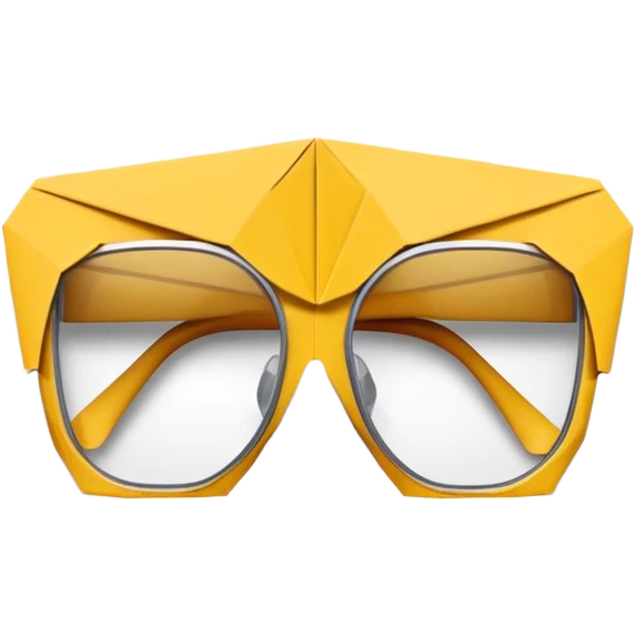 Origami glasses  emoji