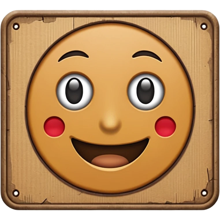 cardboard sign emoji