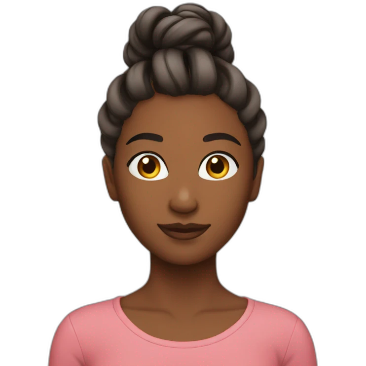 hair double bun emoji