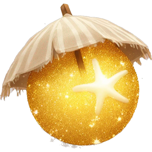 beach sparkle emoji