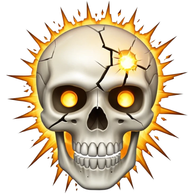 Patlayan kuru kafa emojisi emoji