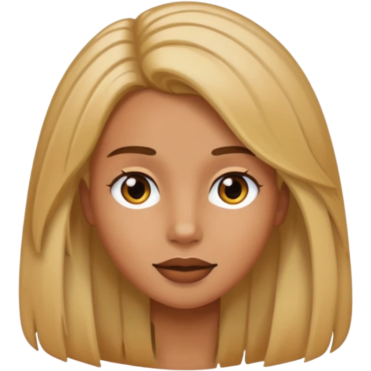 person living in desert just face, hair showing, different colors emoji