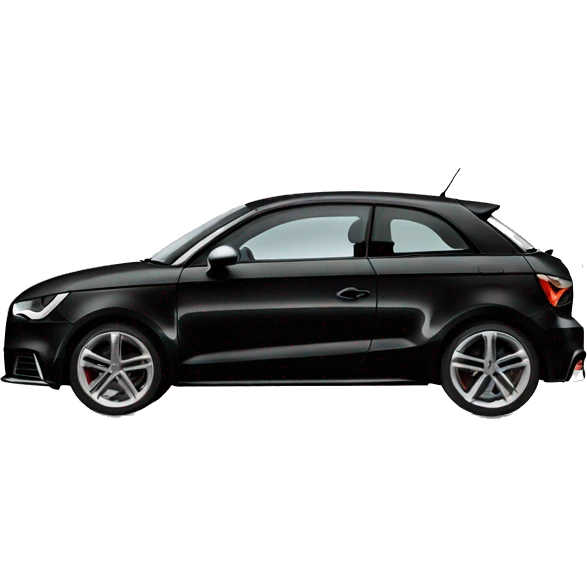 Black Audi a1 emoji