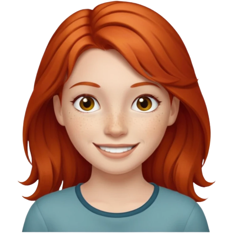 Garota ruiva emoji